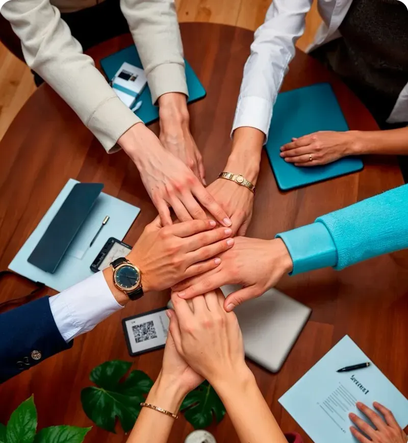 Team collaboration and unity in business strategy